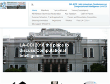Tablet Screenshot of la-cci.org